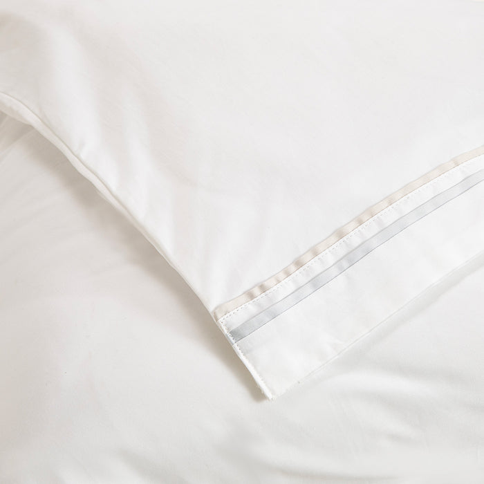 Lucine Cal King Duvet Cover 106x92 inch White