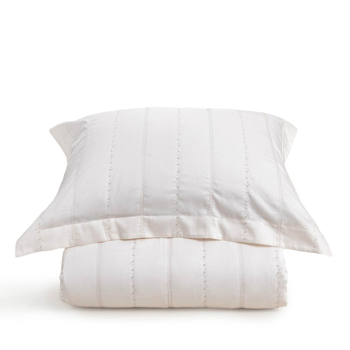 Alya Cal King Duvet Cover 106x92 inch Ecru