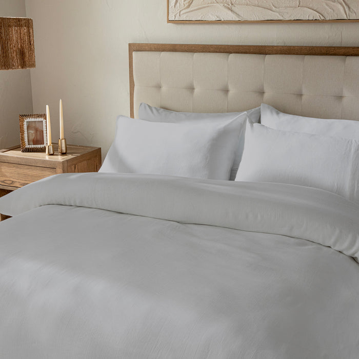 Natura Cal King Duvet Cover 106x92 inch Grey