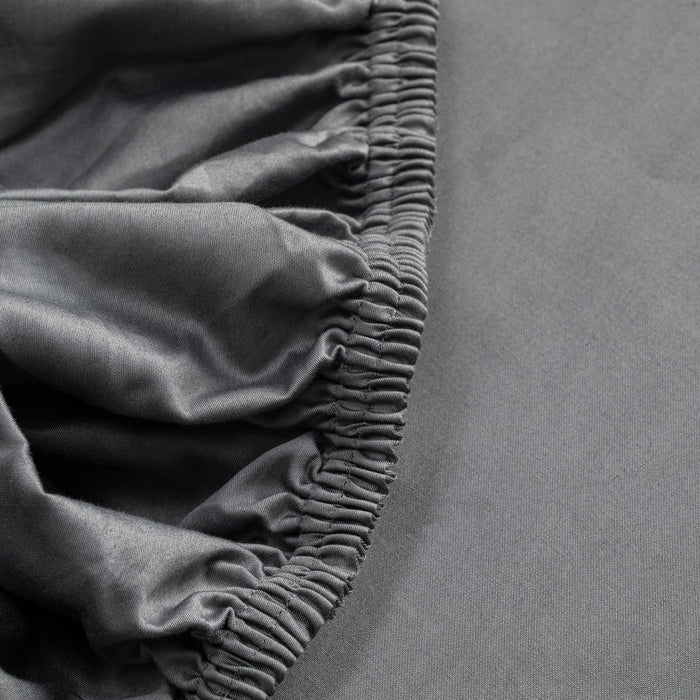 Alana King Sheet Set 72x84 inch Dark Grey