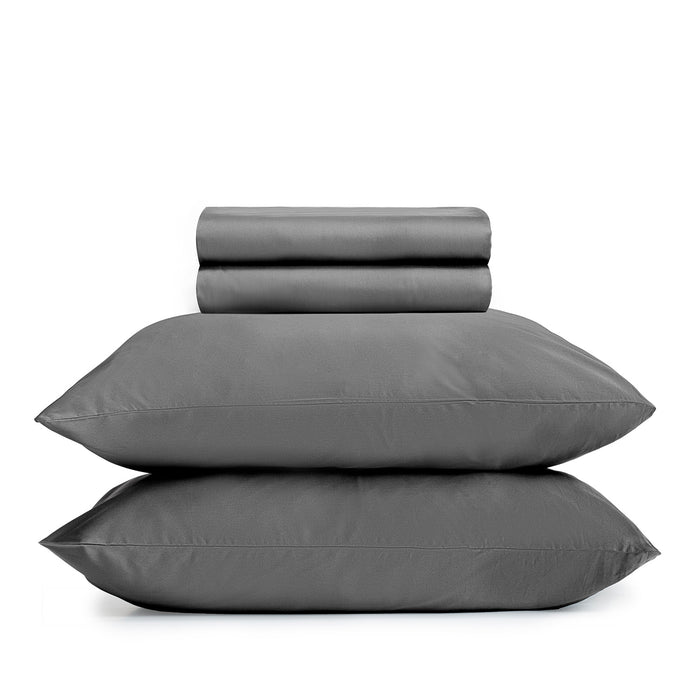 Alana King Sheet Set 76x80 inch Dark Grey
