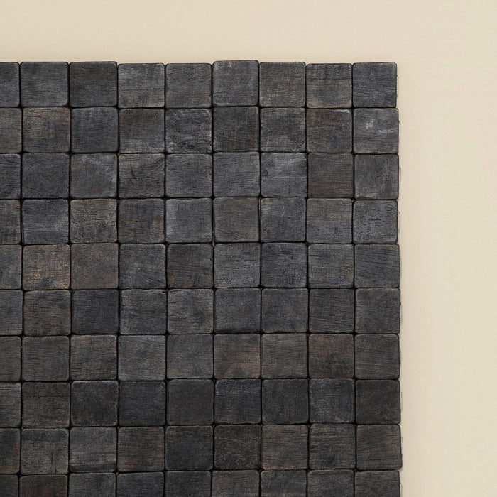 Costa Wooden Bath Mat 24x40 inch Black
