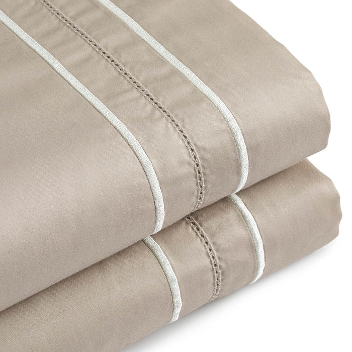 Mirella King Sheet Set 72x84 inch Beige