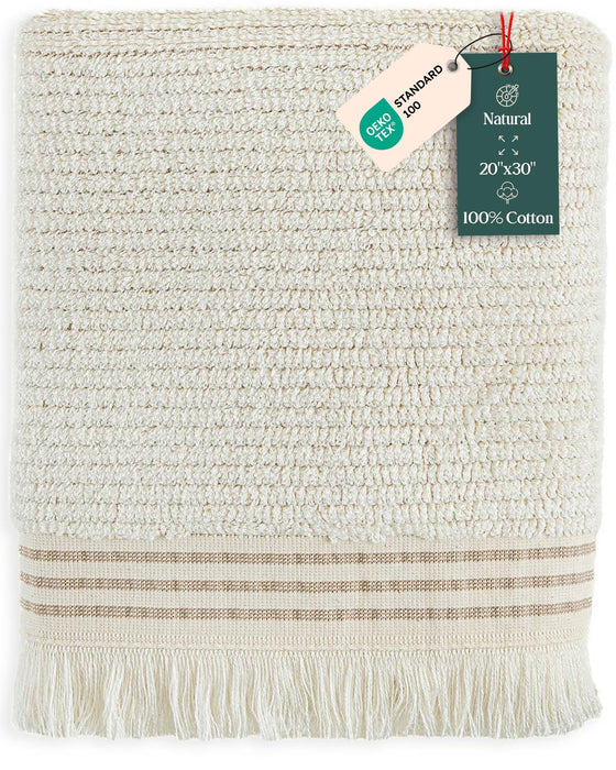 Soire Hand Towel 20x30 inch Natural