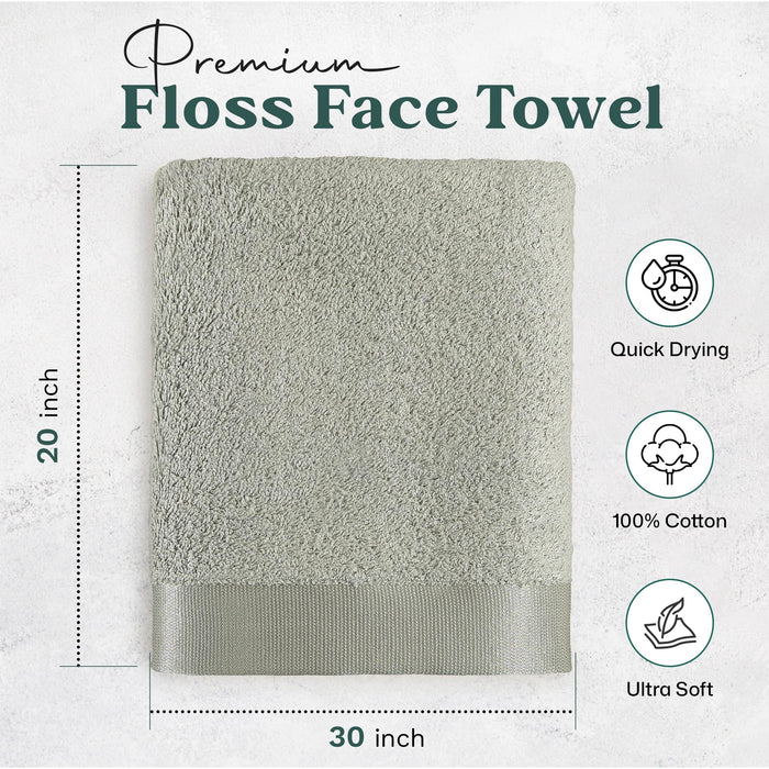 Floss Hand Towel 20x30 inch Smoke Green