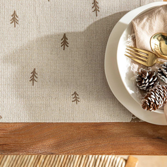 Alarce Dining Table Placemats 14x20 inch Beige