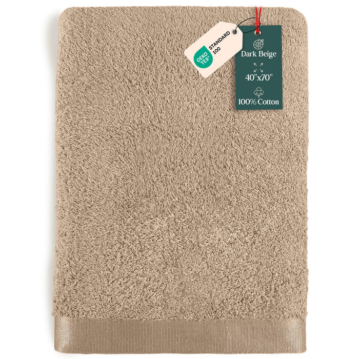 Floss Bath Sheet 40x70 inch Dark Beige