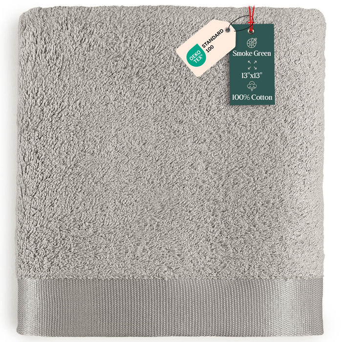 Solid Washcloth 13x13 inch Grey