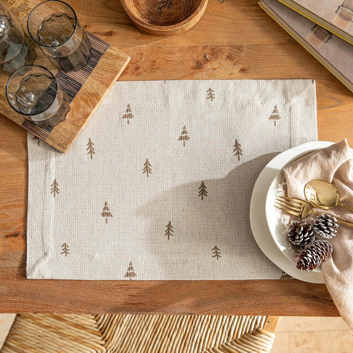 Alarce Dining Table Placemats 14x20 inch Beige