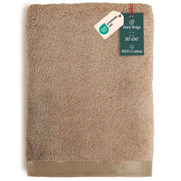 Floss Bath Towel 30x56 inch Dark Beige