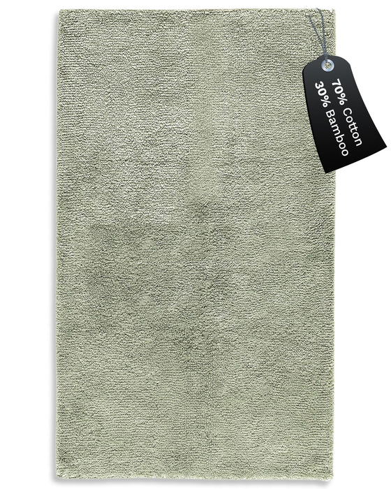 Solid Bath Mat 28x51 inch Smoke Green