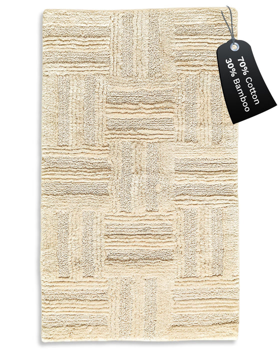 Nille Bath Mat 16x24 inch Beige