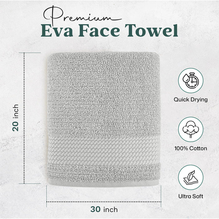 Eva Hand Towel 20x30 inch Pearl Blue